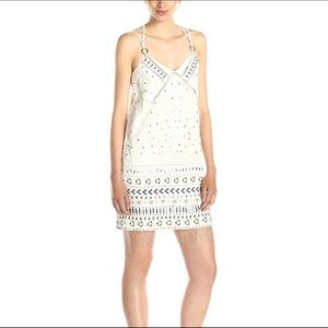 FRENCH CONNECTION White Beaded Dress